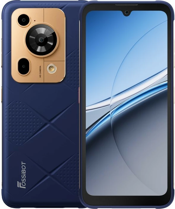 Celular Fossibot F112 Pro 6.88" 120Hz 8GB/256GB 5G 7150mAh Android 14 Dual SIM blu