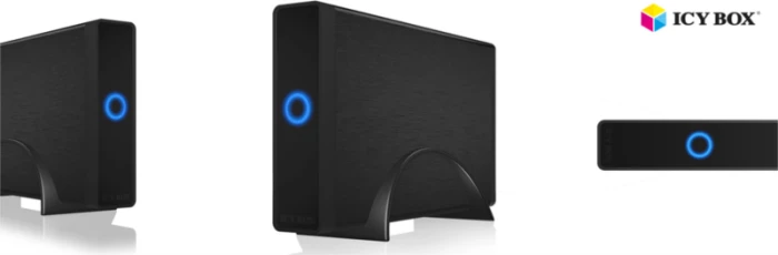 Kasë e jashtme për HDD ICYBOX IB-377U3, 3.5" SATA, USB 3.0, e zezë