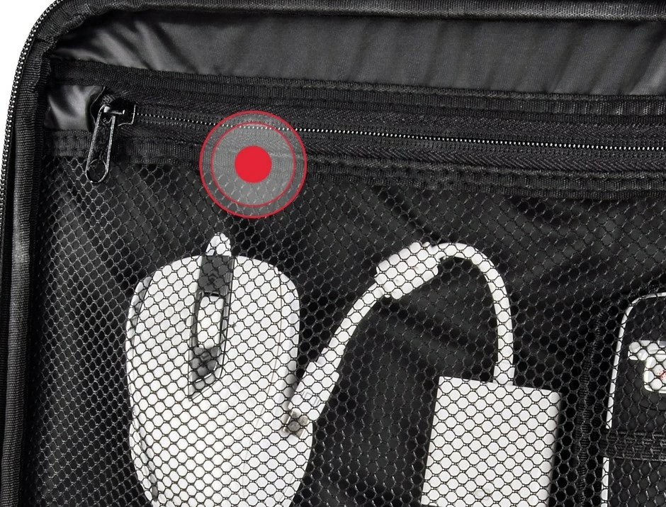 Çantë projektori Hama 101066, me rrip supi, e zezë