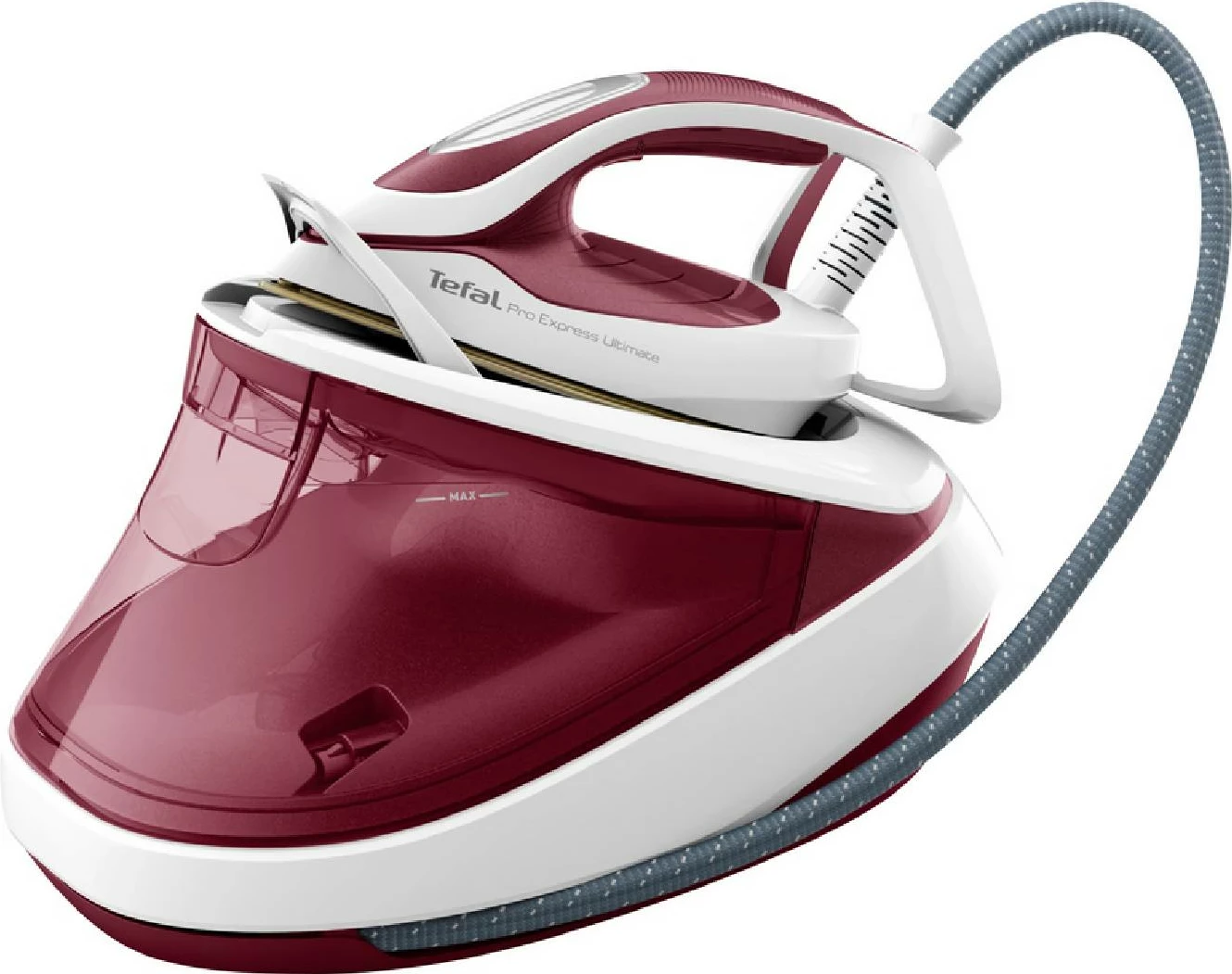 Hekur me avull me presion të lartë Tefal GV9711E0 3000W 7.5 bar bardhë-kuqe