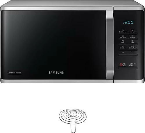 Mikrovalë me grill Samsung MG23K3523AS/E2, 23L, Argjend