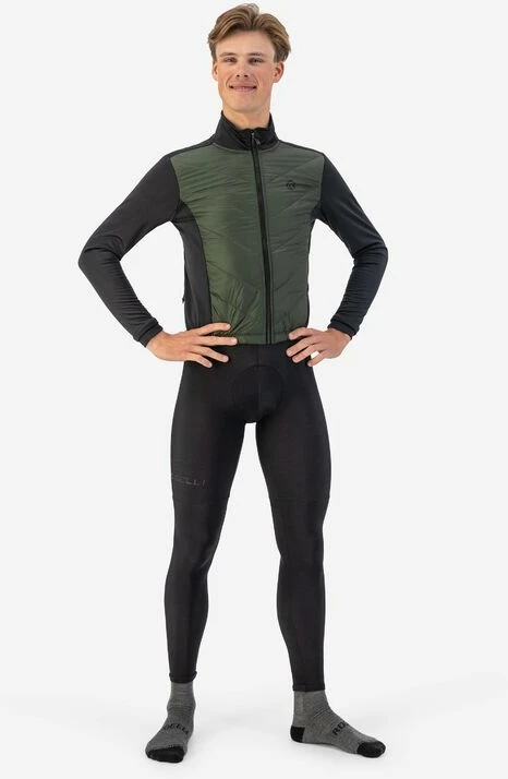 Jakne Yakimasport lifestyle, e gjelbër dhe e zezë