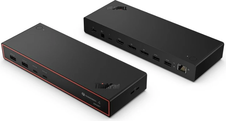 Dok Thunderbolt 4 Smart Lenovo ThinkPad Gen 2 7500 40BE0135EU, 8K 60Hz, 40 Gb/s, HDMI, 2x DisplayPort, 2x USB-C, 4x USB-A, e zezë