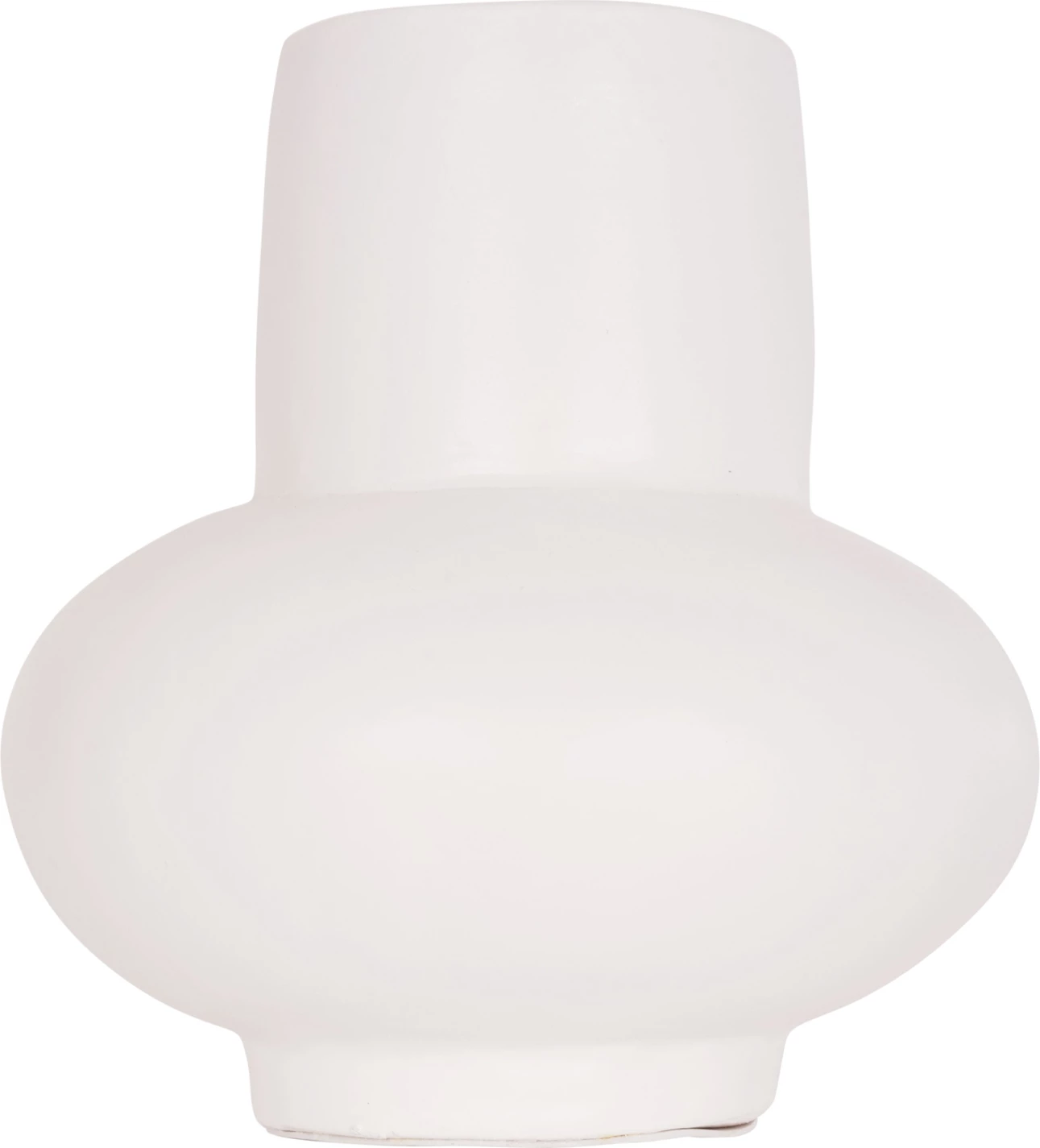 Vazo dekorative për tavolinë LEMA, terrakotë e bardhë, FH4664.02S, 22x22cm