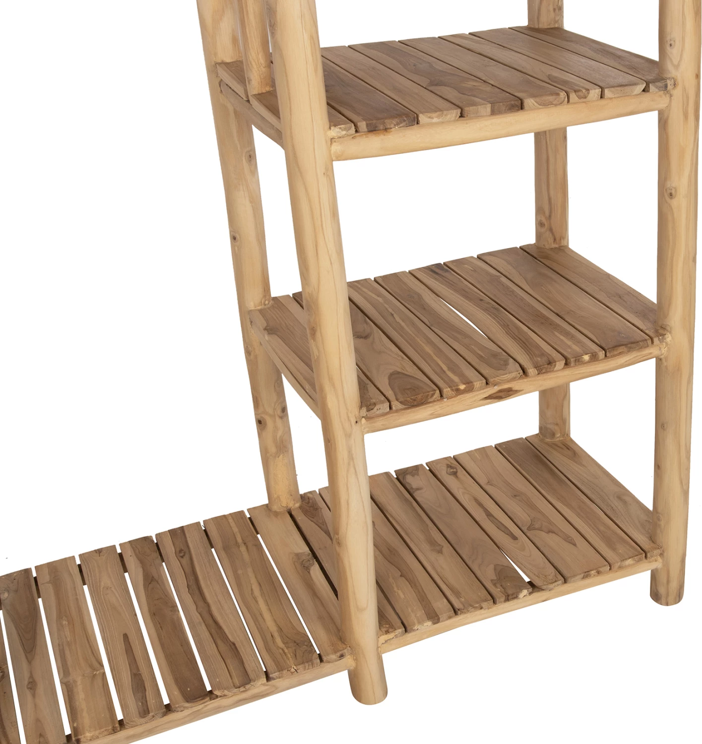 Raft hyrje BALEN FH9550 dru TEAK ngjyrë natyrale 120x50x180H cm