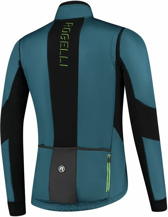 Jakne për meshkuj Rogelli, blu-limon