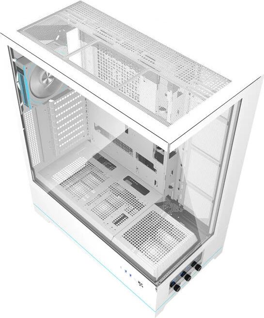Kasë Darkflash DY451L PRO, Big Tower, ARGB, 1 ventilator, e bardhë