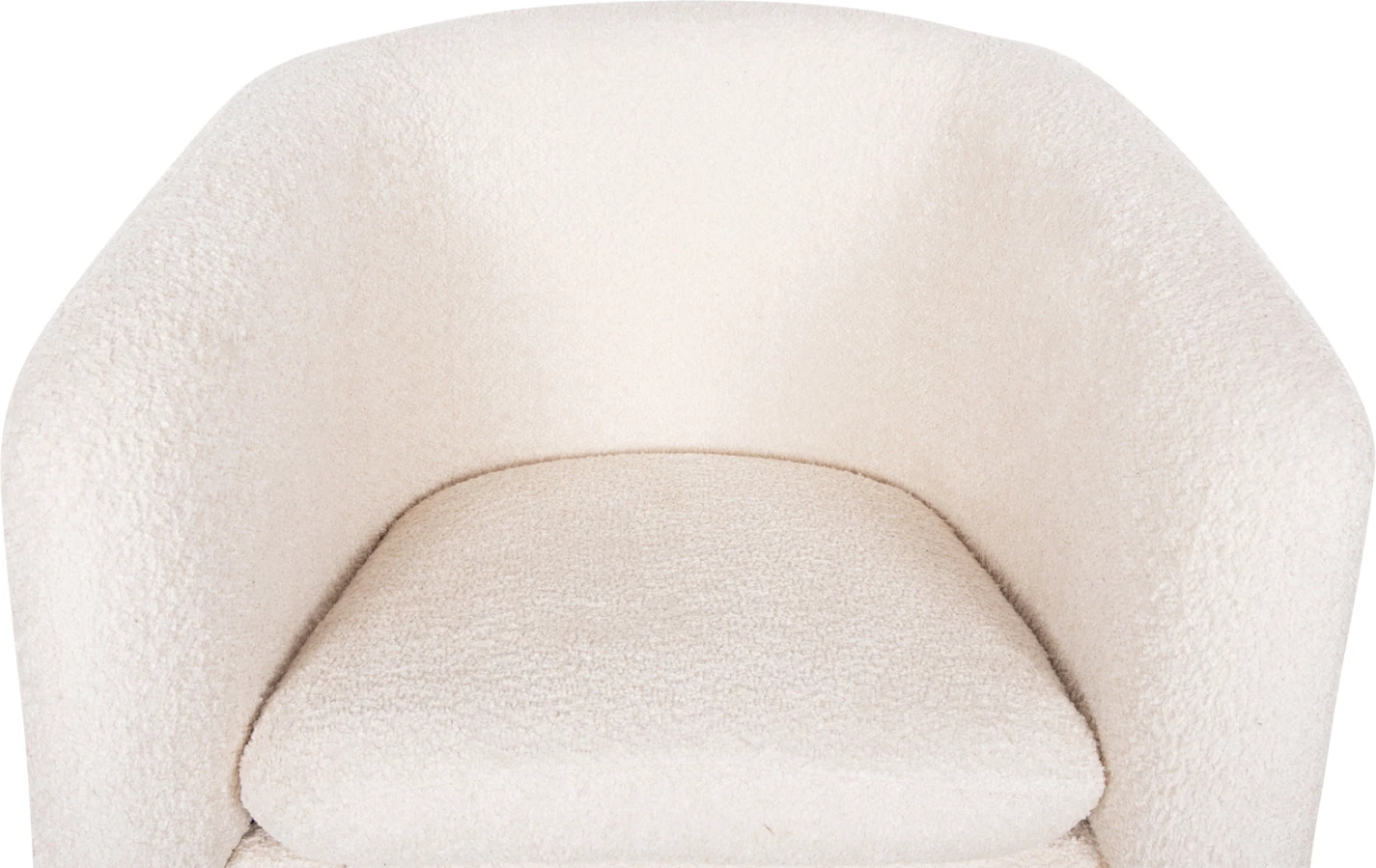 Fotelje DOPER, pëlhurë boucle, bardhë-gri, FH9590.06, 68x72x76 cm