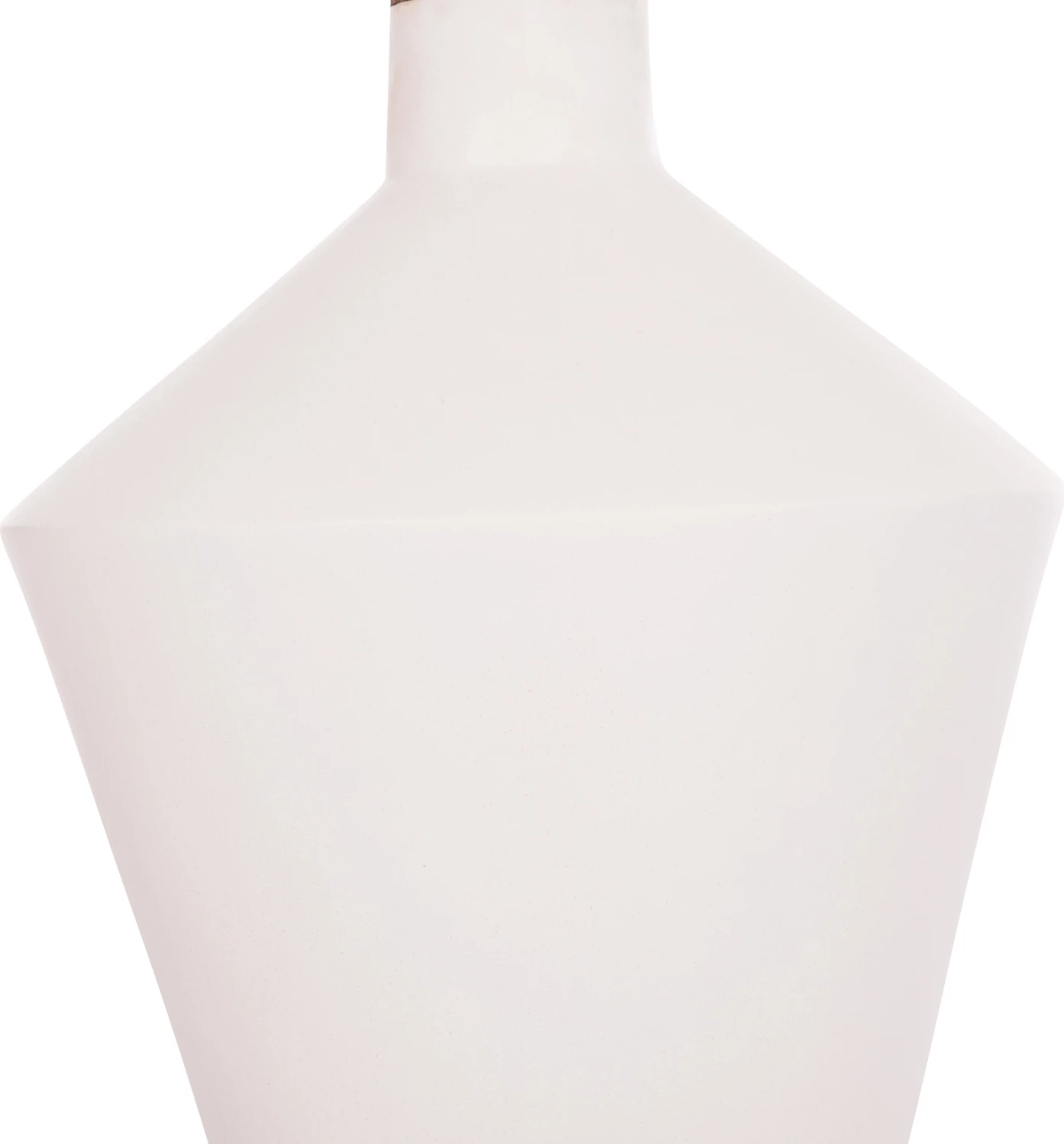 Vazo dekorative për dysheme NEBULA, fibër-cement, dru tik, e bardhë, Φ60x115cm