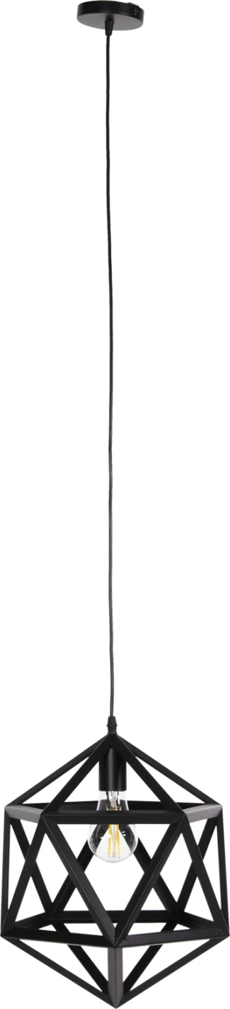 Llambë varëse tavani, metal i zi, FH4073, 30x30x35H cm