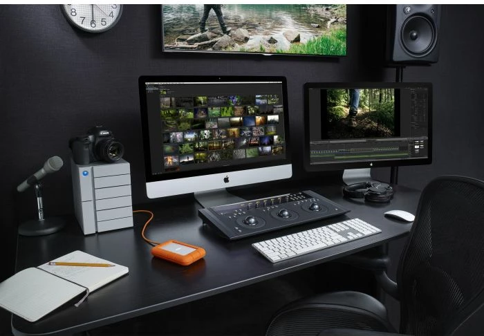 Hard disk ekstern LaCie Rugged Secure 2TB 2.5" USB-C AES-256, portokalli