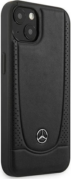 Mbështjellës Mercedes MEHCP14MARMBK për iPhone 14 Plus 6.7", lëkurë, i zi