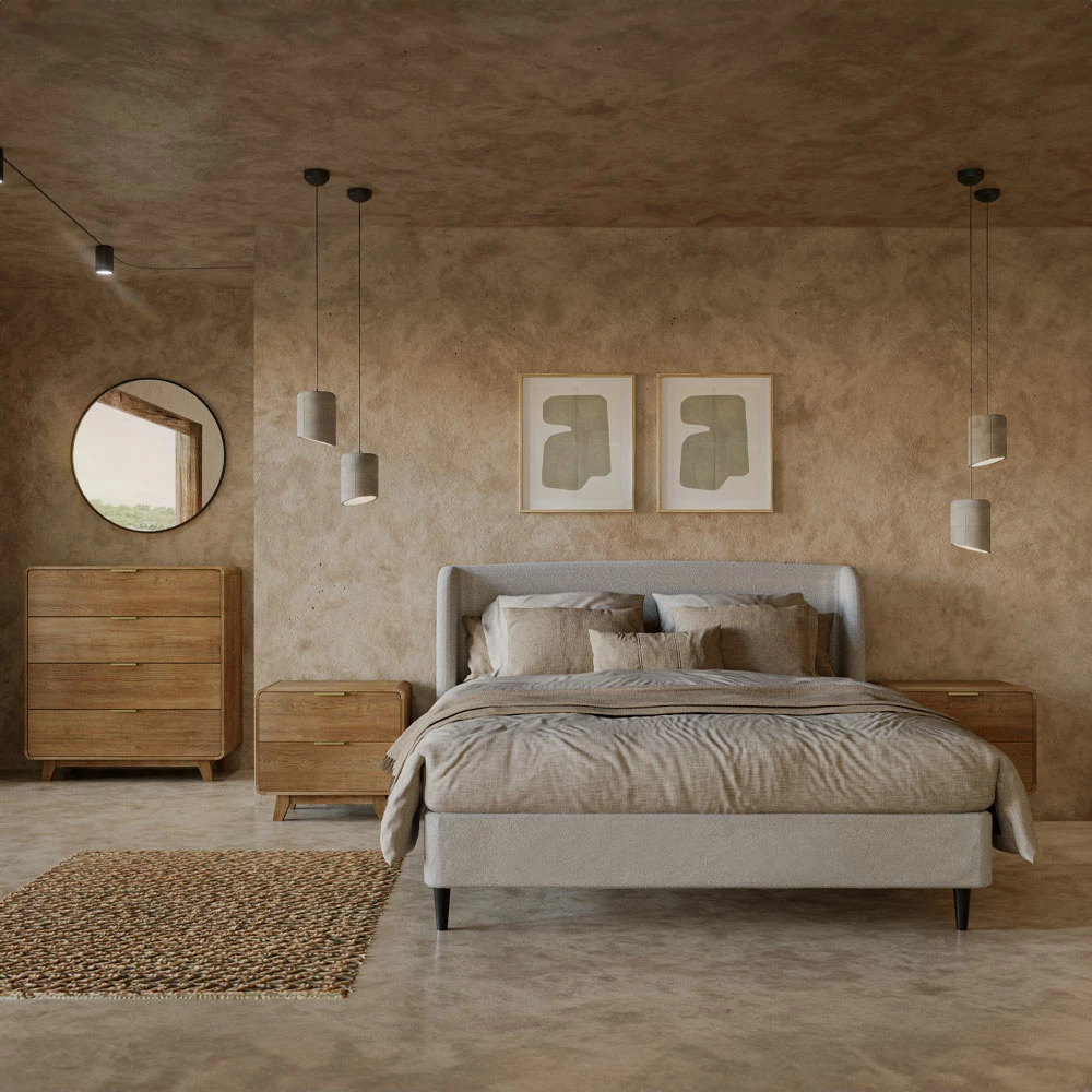 Llambë varëse Omnia, beton, 15x15x21cm