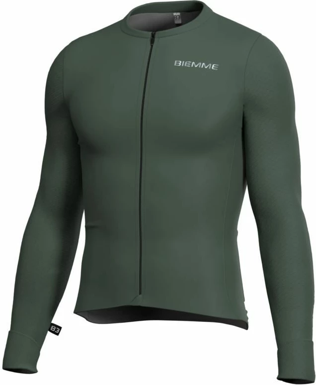 Maicë me mëngë të gjata për meshkuj Biemme, e gjelbër