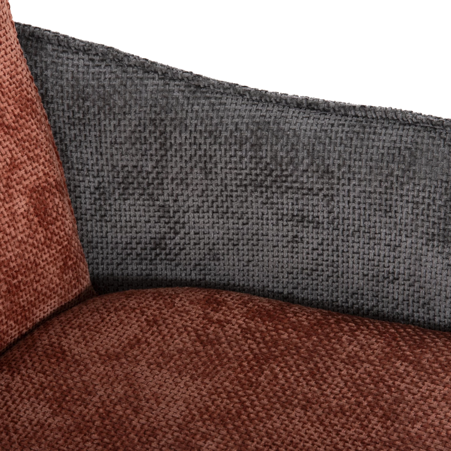 Karrige ngrënieje me krahë REX FH9847.06, ngjyrë e kuqe tullë-gri, këmbë druri ahu, 53x60x93H cm., set prej 2 copë