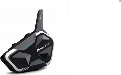 Interkom motoçiklete MIDLAND R1 MESH TWIN, i zi, set prej 2 copë