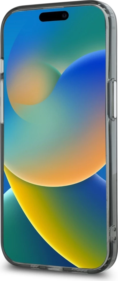 Mbështjellës Karl Lagerfeld IML Monogram Karl & Choupette Head MagSafe për iPhone 15 Plus, Zi