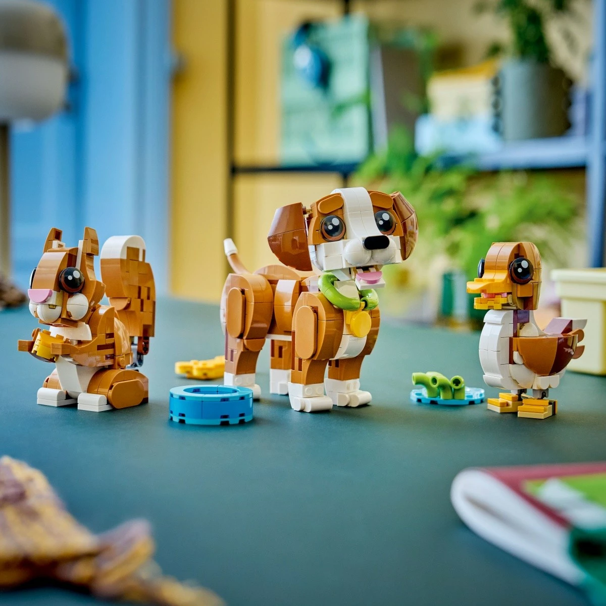 Set ndërtimi, LEGO, 31382 Creator Cute Animals Playful Puppy, 3‑in‑1, 336 pjesë, 8+