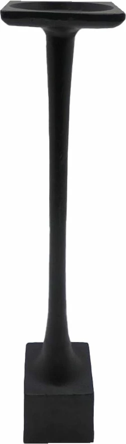 Mbajtës qirinjsh LARSEN, alumin i zi, 9x9x48 cm