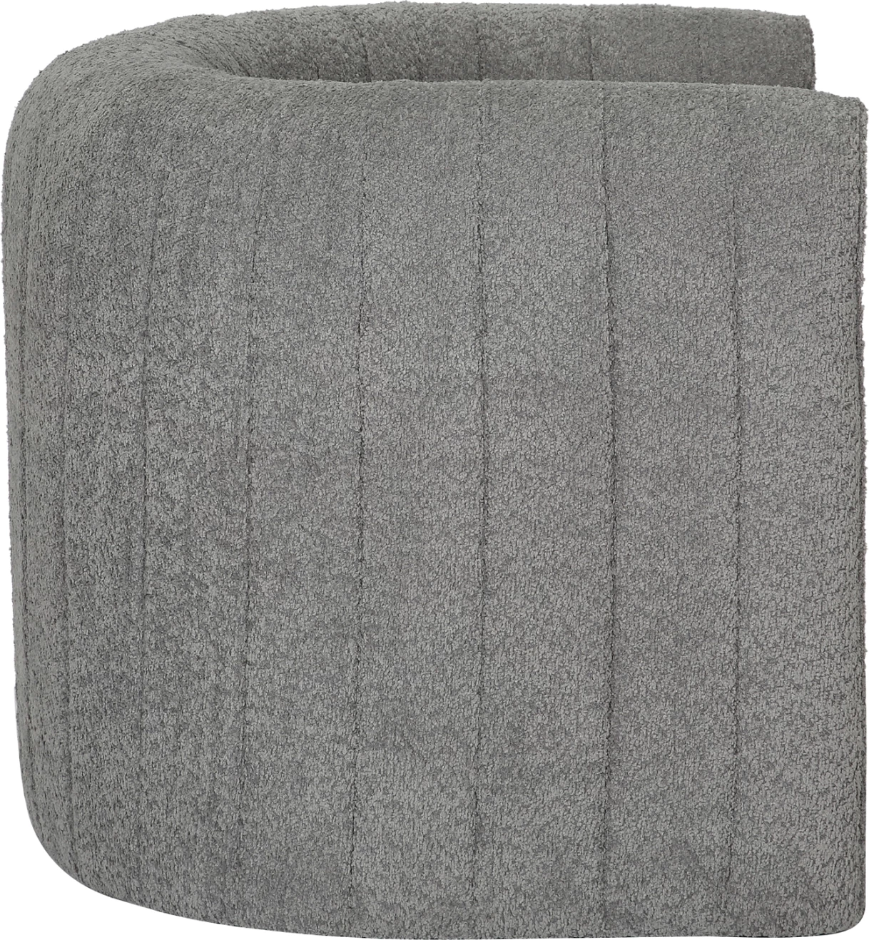 Karrige e brendshme RIKER, kornizë metalike, pëlhurë gri, FH9682.01, 92x74x69H cm