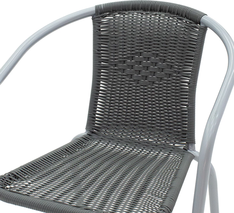 Karrige Obbi metal-pe ngjyrë gri