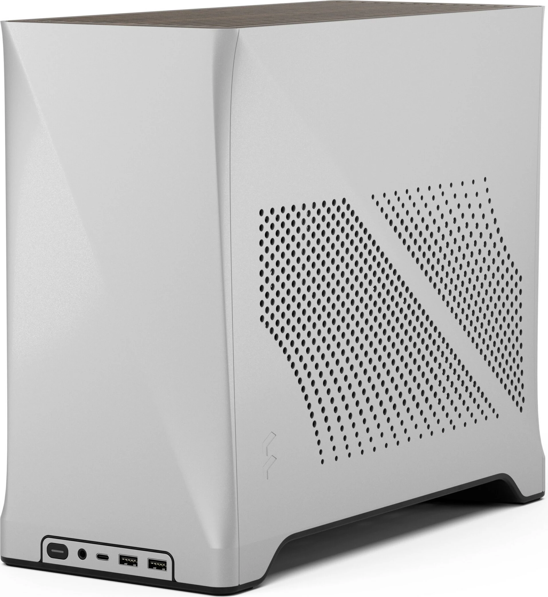 Kasë Fractal Design Era 2, Mini Tower, Silver
