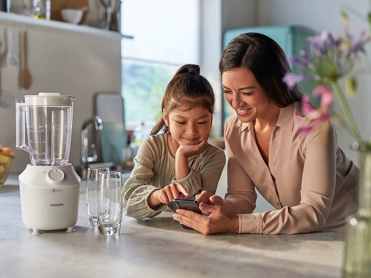 Blender Philips 3000 series HR2041/00, 1.9 L, 450 W, i bardhë