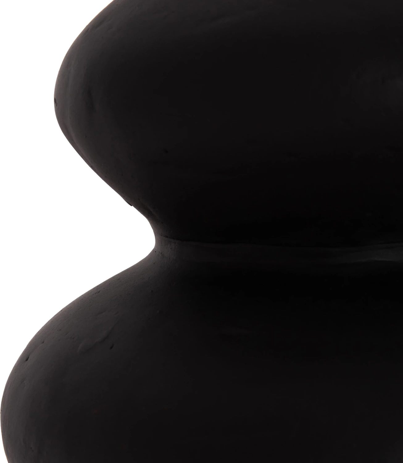 Vazo dekorative tavoline CHELIN, terrakotë e zezë, FH4670S, 20x25cm