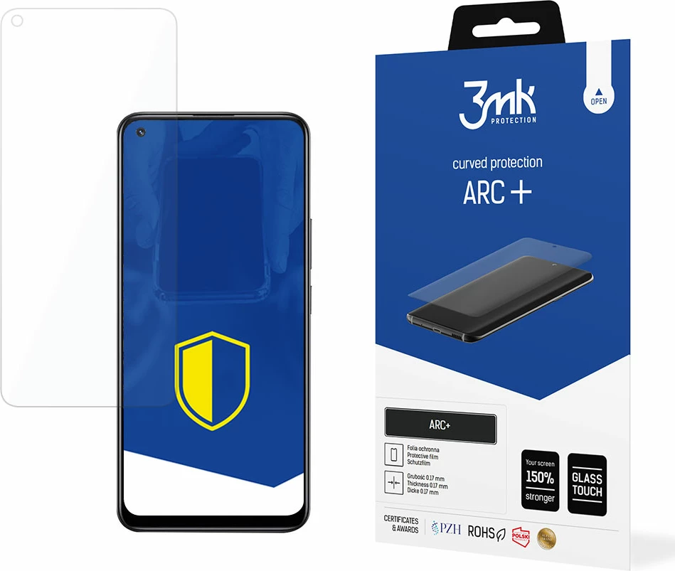 Folje mbrojtëse ekrani 3mk Protection ARC+ për Realme 8 5G, TPU