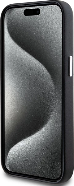 Mbështjellës BMW Signature Wrapped Metal MagSafe për iPhone 15/14/13, i zi