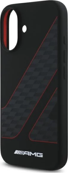 Mbështjellës Mercedes AMG MagSafe për iPhone 16, i zi