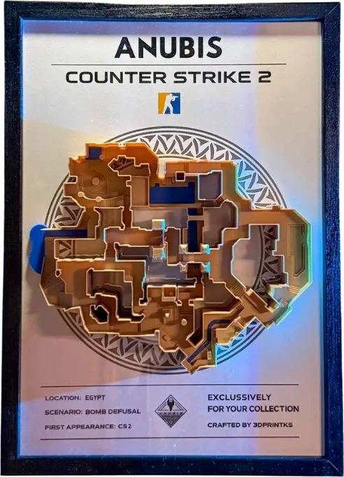 Kornizë CS2/CS:GO - 3D Map Anubis