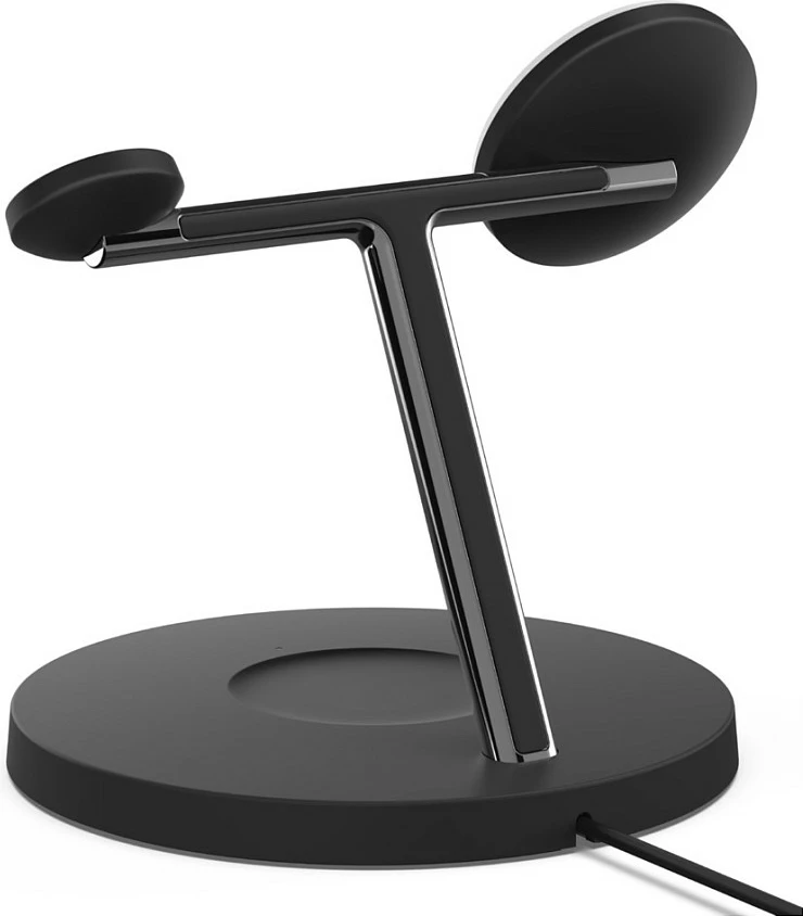 Karikues wireless Belkin WIZ017vfBK, 15W, për celular, smartwatch dhe kufje, i zi