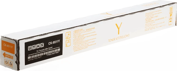 Toner, Utax CK-8511Y 1T02L7AUT0 12000 faqe standard, e verdhë