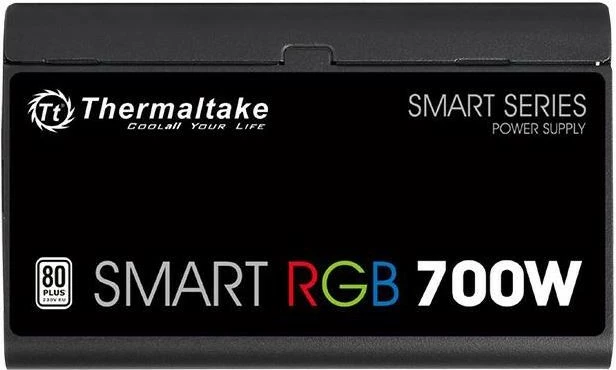 Kasë energjie Thermaltake Smart RGB 700W, 80 PLUS, 2xPEG, 120mm, e zezë