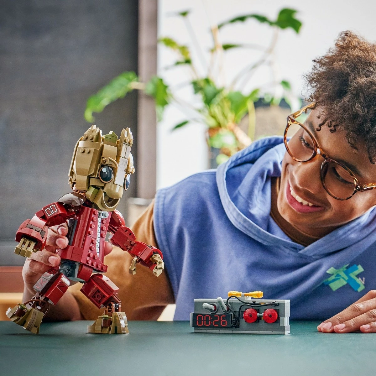 Set ndërtimi LEGO Marvel 76341 Groot Ravager, figurë e lëvizshme, 604 pjesë, 10+