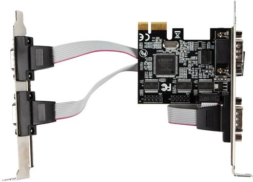 Kartë zgjerimi Lanberg PCE-DB9-004, 4x RS-232, PCI Express, me mbajtëse low profile
