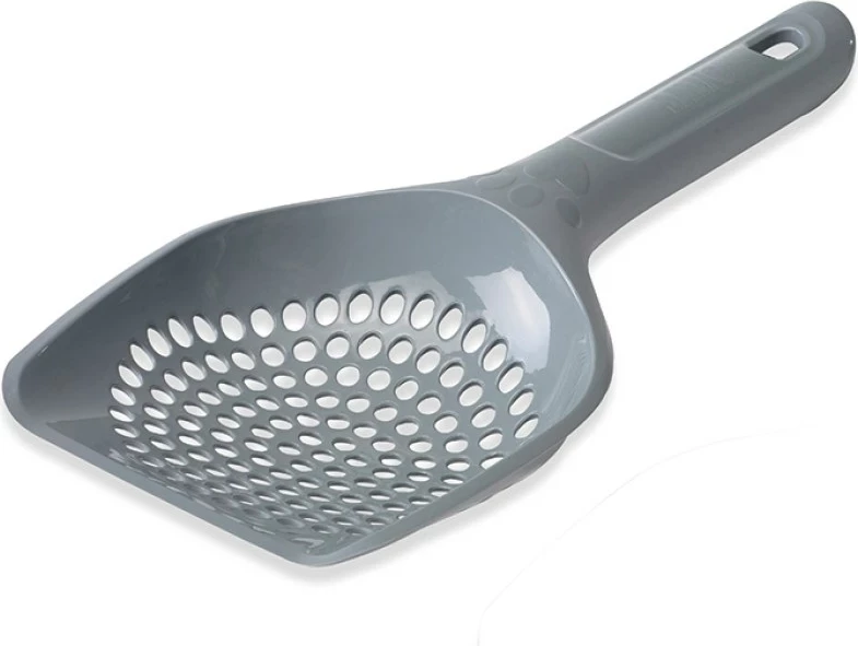 Lugë për mbeturina SAVIC Micro, plastikë, e zezë