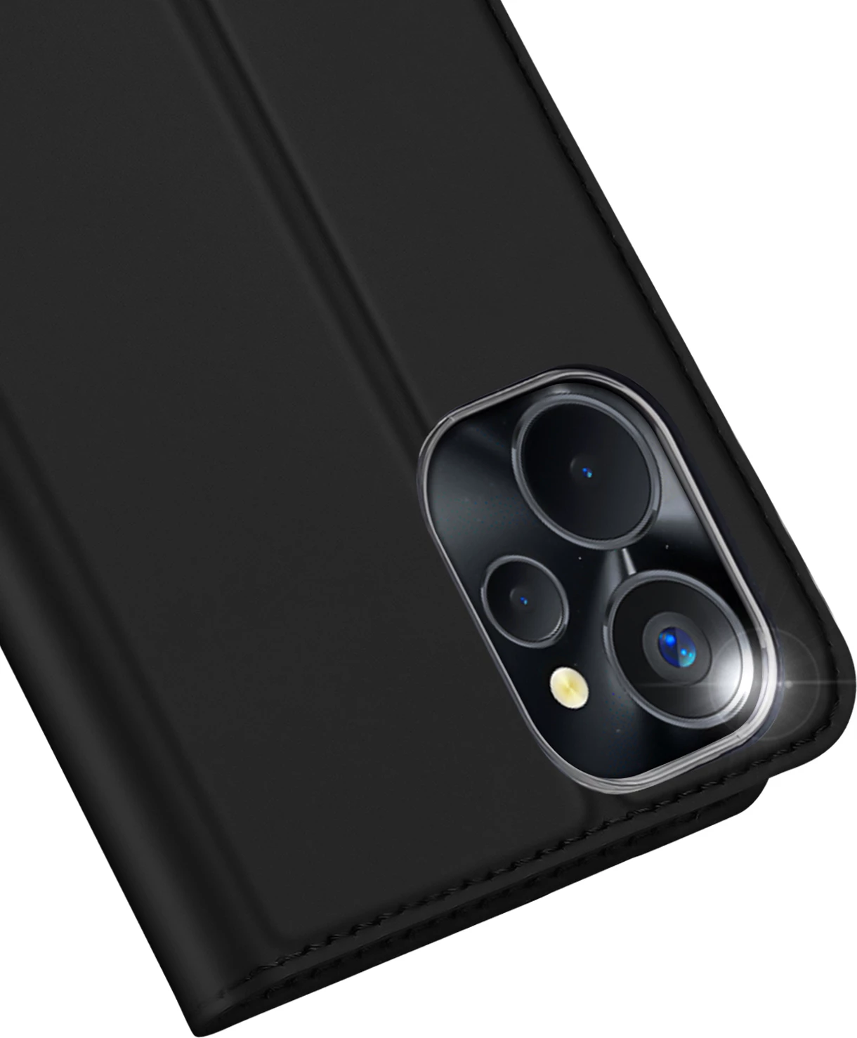 Mbështjellës Dux Ducis Skin Pro për Realme 10 5G / Realme 9i 5G, me kapak, xhep kartele, funksion standi, e zezë