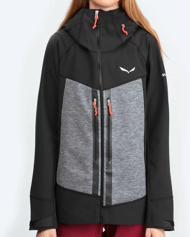 Jakne Salewa për femra, e zezë