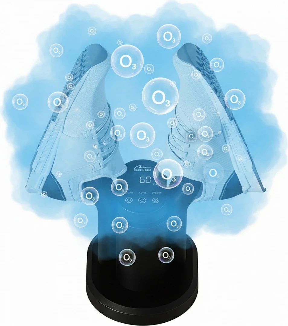 Tharëse këpucësh Media-Tech MT6539, rregullim automatik 40-55°C, ozon 50 mg/h, timer 15-360 min, panel dixhital, mbrojtje nga mbinxehja, e zezë/e verdhë