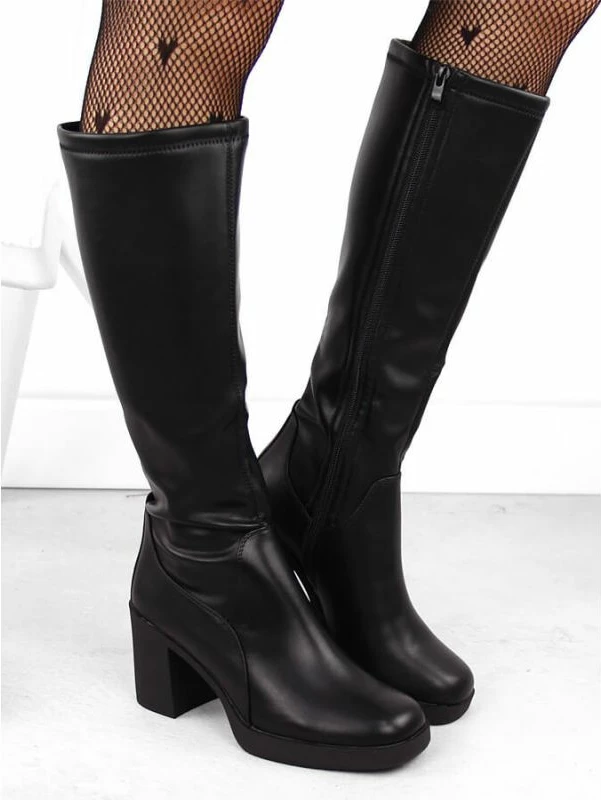 Çizme femra Sergio Leone KZ257, të zeza