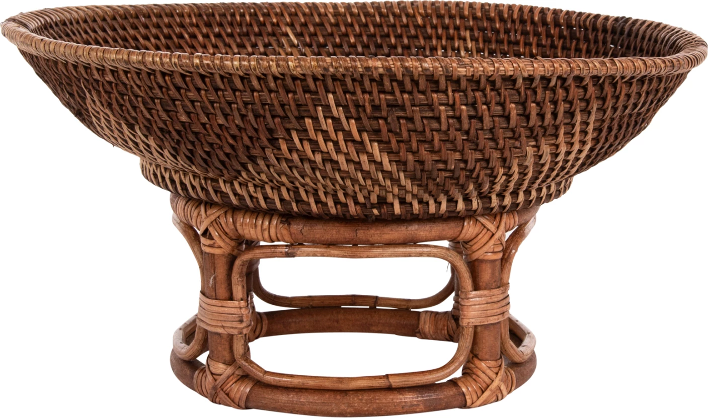 Tas dekorativ me bazë, FH4270, punim Ketak, Φ35x18H cm