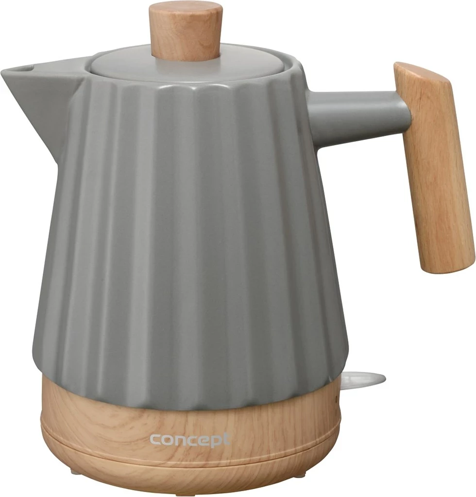 Çajnik elektrik Concept RK0092, 1.5 l, Gri e errët