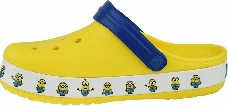 Papuqe për fëmijë Crocs, të verdha