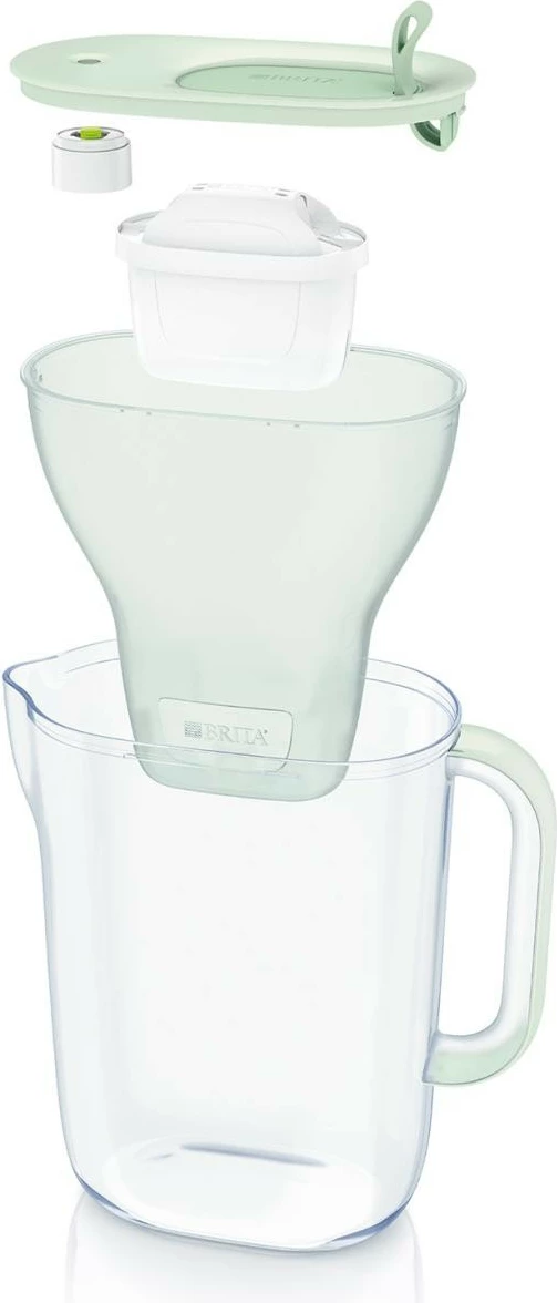 Filtruese uji Brita Style eco, 2.4L, MAXTRA, plastikë, gjelbër/transparente