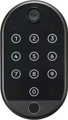 Tastierë inteligjente Yale Home Smart Lock Keyboard 2 Linus, me lexues të shenjës së gishtit, e zezë