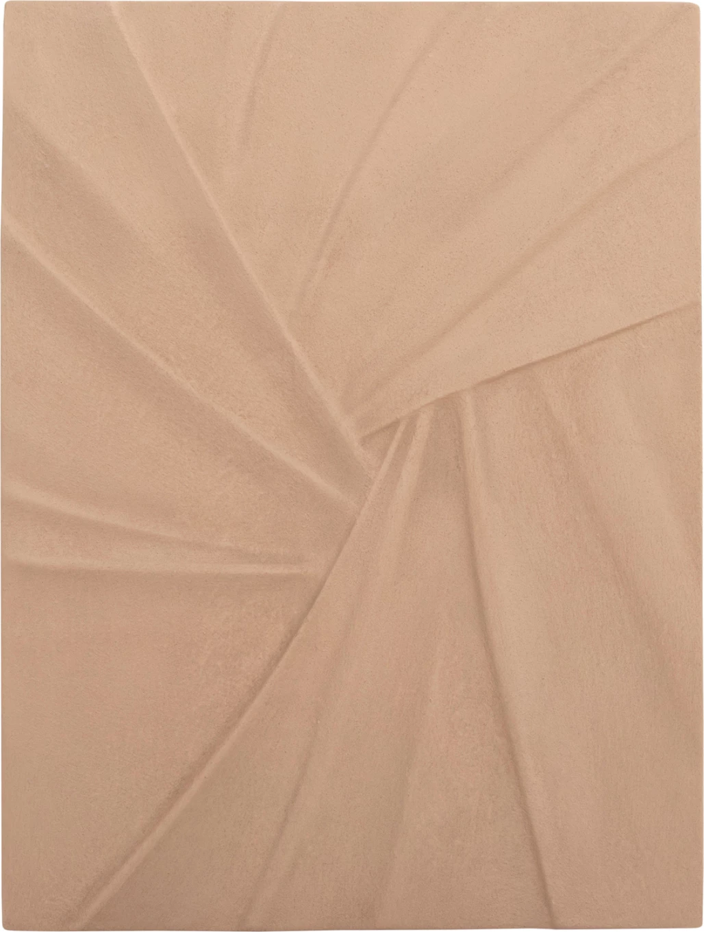 Panel dekorativ për mur, seri Santorini, MDF, ngjyrë bezhë, FH4522, 60x4x80 cm.