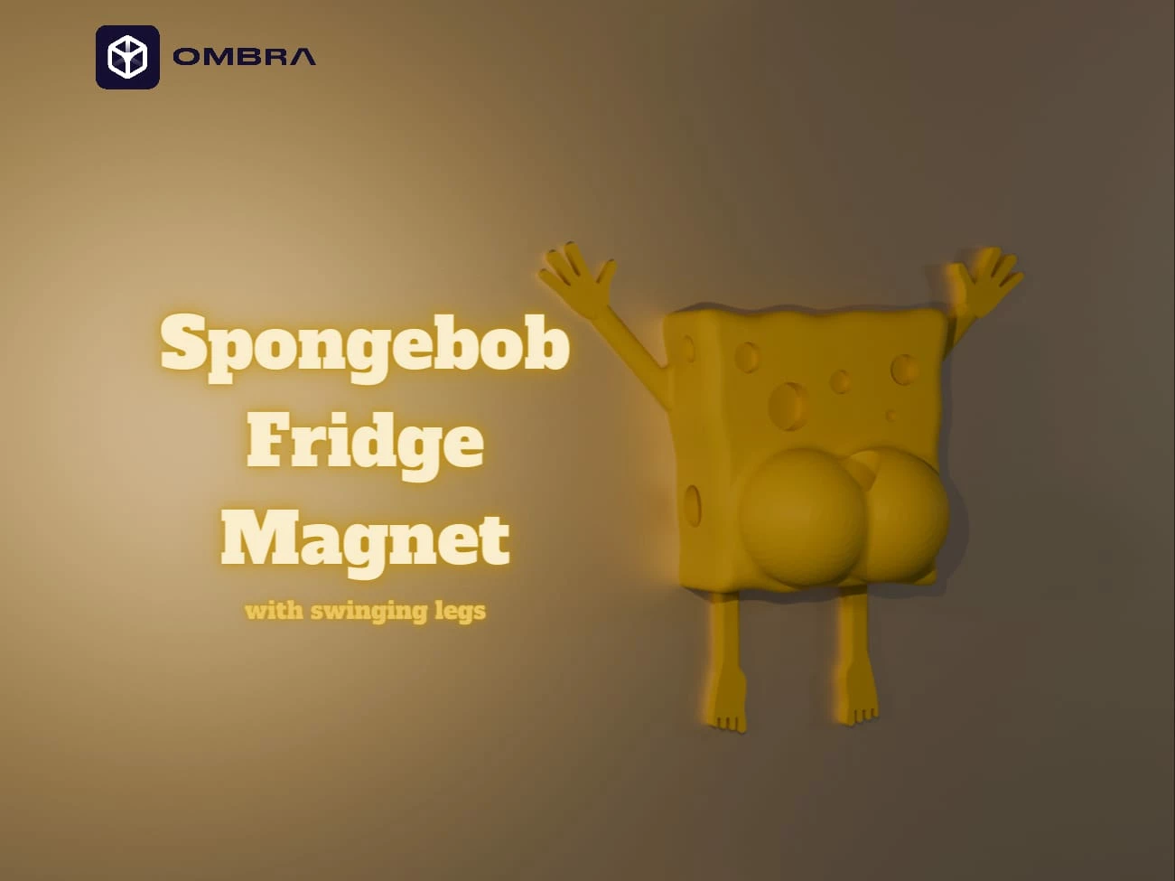 Spongebop Fridge Magnet - E verdhe