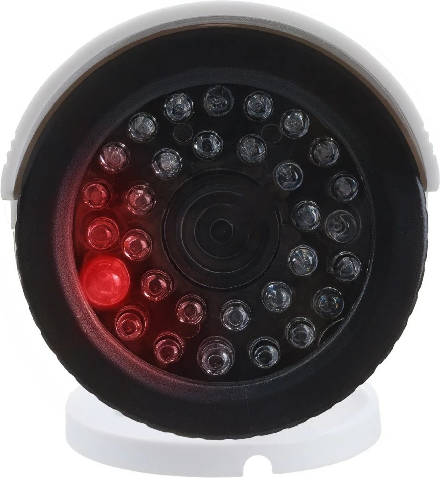 Set 2x kamera imituese tubulare CEE IR1800 WT, IP44, LED ndezëse, ABS, furnizim 2xAA, e bardhë, set 2 copë